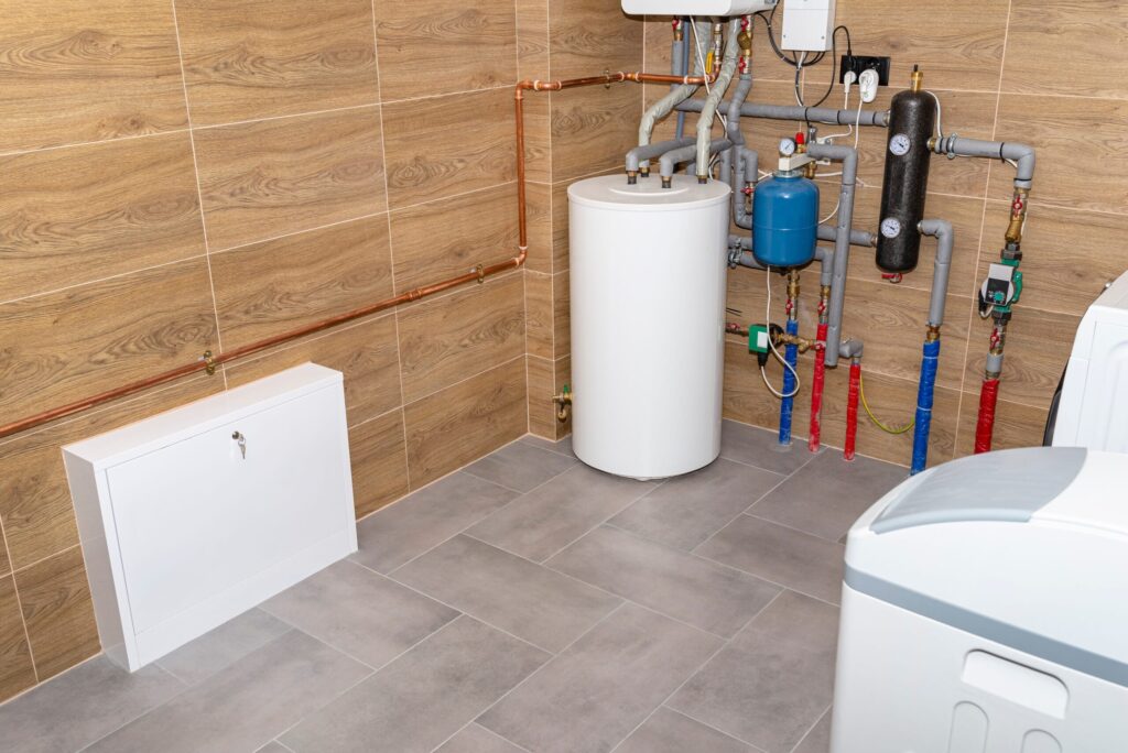 Residential water heater and plumbing system installed in Chula Vista